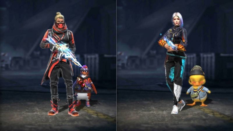 Comparing the stats of Loksesh Gamer and Miss Diya (Image via Free Fire)