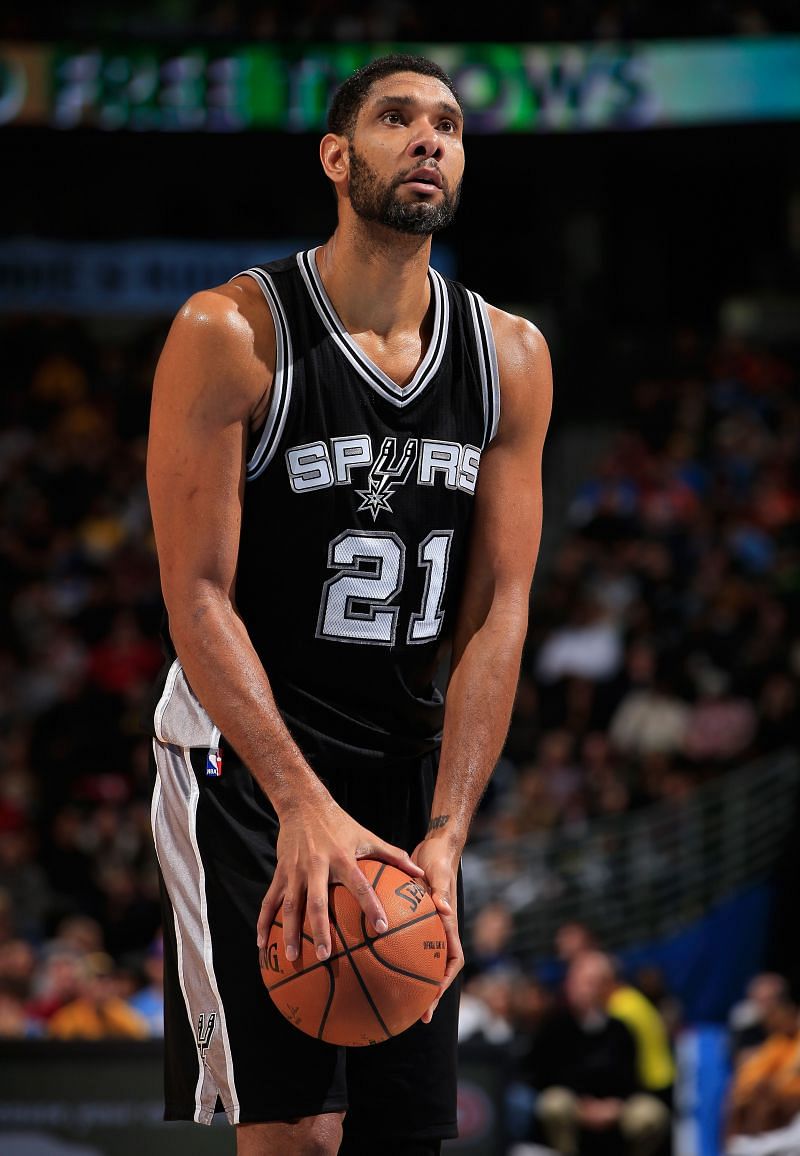 Tim Duncan of the San Antonio Spurs