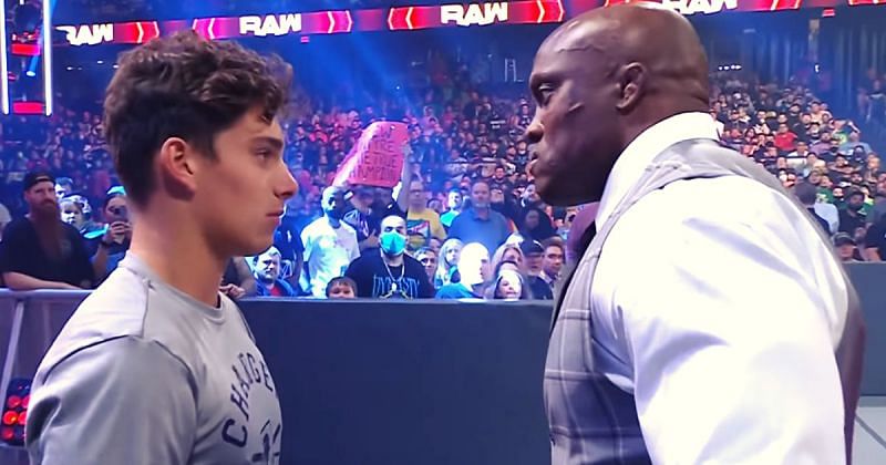 Goldberg&#039;s son and Bobby Lashley.