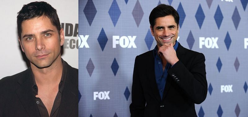 John Stamos in 2002 and 2016. (image via Lawrence Lucier/Getty Images, and Jason LaVeris/Getty Images)