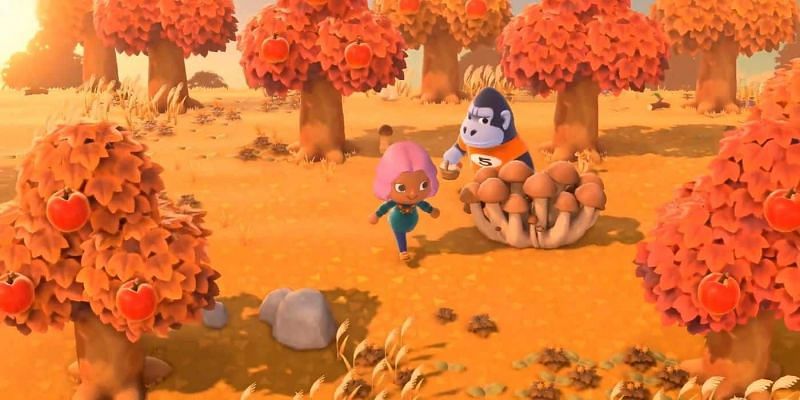 September brings a fall theme to Animal Crossing: New Horizons (Image via The Game of Nerds)