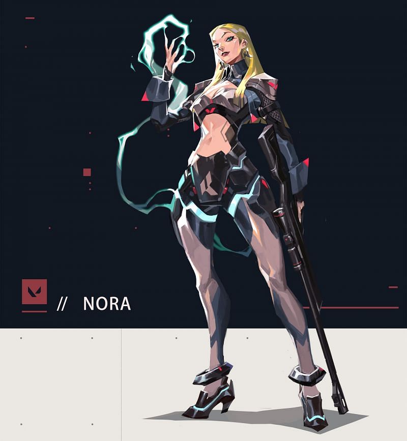 Nora is a member of Valorant&#039;s Kingdom Company. (Image via Kai Chang)