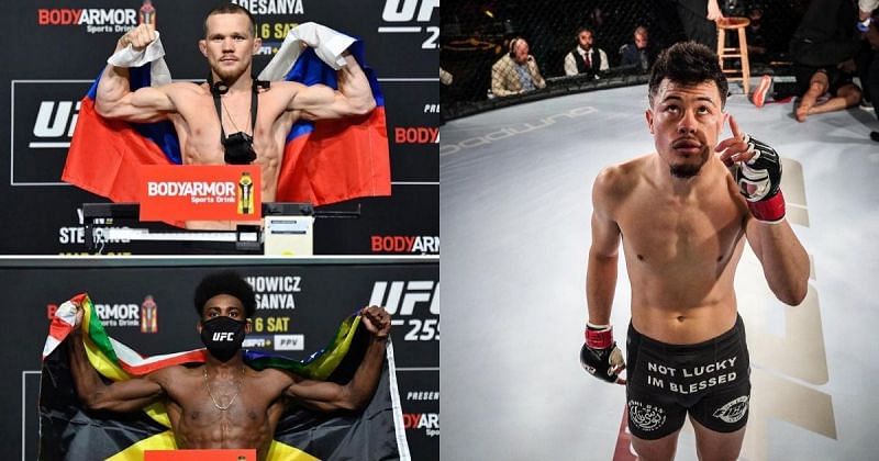 Petr Yan &amp; Aljamain Sterling (left), Mana Martinez (right) [Images Courtesy: @petr_yan @manaboi7 on Instagram]