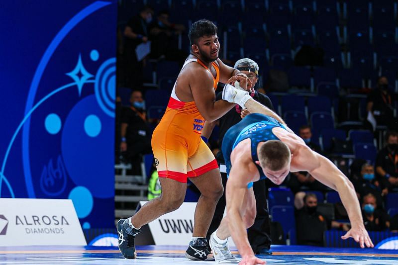 Pruthviraj Patil (&copy;United World Wrestling / Kadir Caliskan)