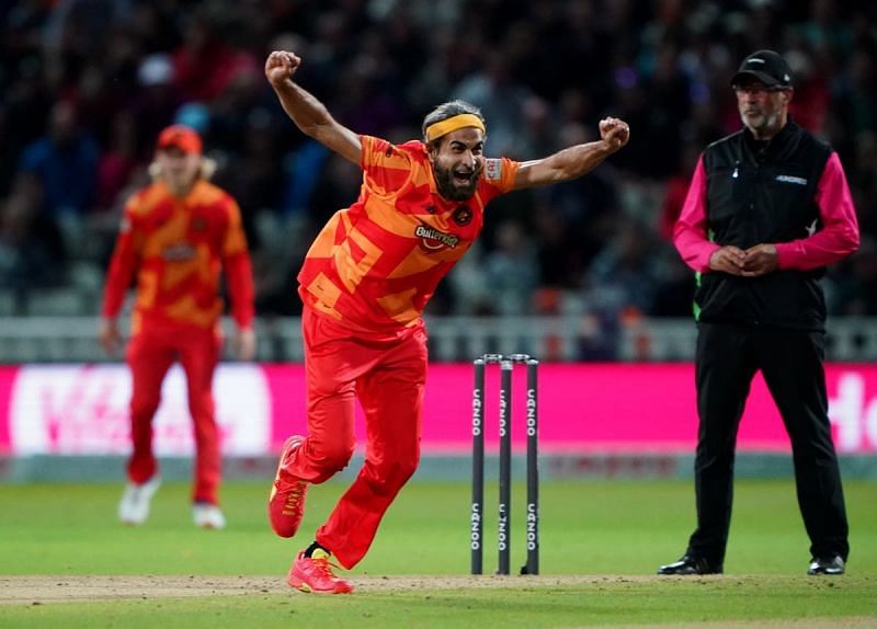 Imran Tahir took a hat-trick in The Hundred match against Welsh Fire