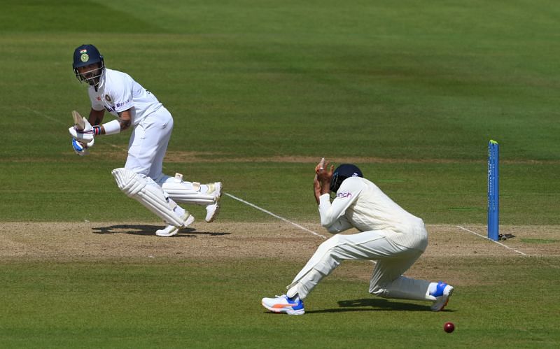 Indian captain Virat Kohli looked in good touch on Day 3. Pic: Getty Images