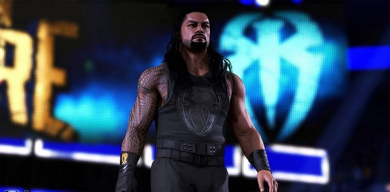 Roman Reigns making his entrance in WWE 2k20