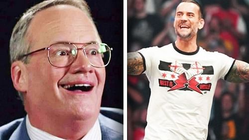 Jim Cornette (left) and CM Punk (right)