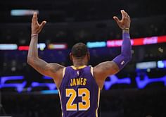 LeBron James' 5 highest scoring games for LA Lakers so far