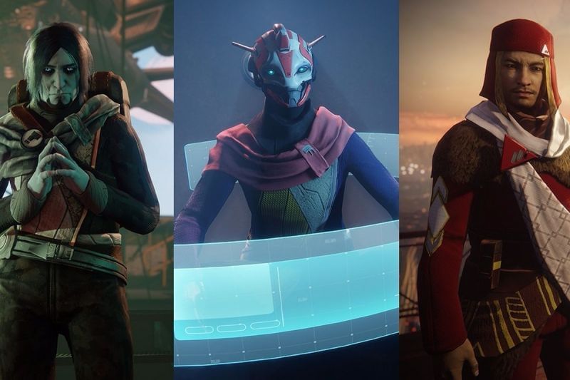 The three main factions of Destiny 2 (Image via Bungie)