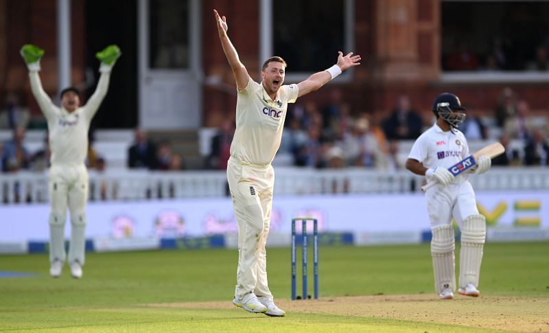 England pacer Ollie Robinson. Pic: Getty Images