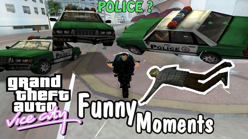 Funny moments in GTA Vice City (Image via Faiz Stunting, YouTube)