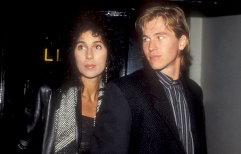 Cher and Val Kilmer (Image via Getty Images/Barry King)