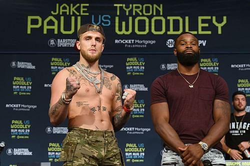 Jake Paul v Tyron Woodley - Press Conference