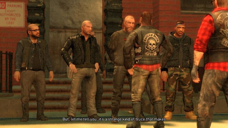 Johnny Klebitz has the same biker getup throughout the whole game (Image via Rockstar Games)