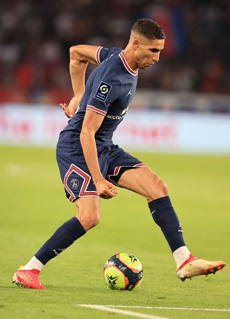 Achraf Hakimi recently signed for PSG from Inter Milan.