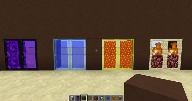 Custom doors (Image via CurseForge/Minecraft)