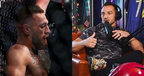 Conor McGregor (left) & Michael Chandler (right) [Right Image Courtesy: @mikechandlermma on Instagram]