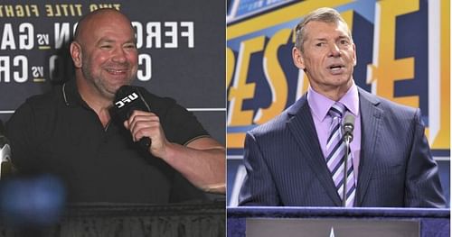 Dana White (left) and Vince McMahon (right)