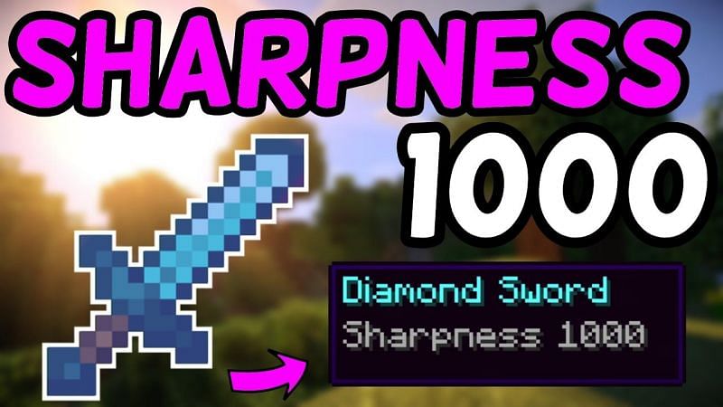 A sword with such a high Sharpness level can easily dispatch any mob it hits (Image via YouTube)