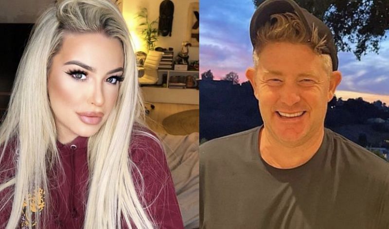 Tana Mongeau receives a mysterious letter at her front door (Image via Instagram/tanamongeau and jasonnash)