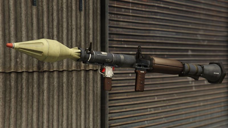 This is the rocket launcher in GTA 5 and Online (Image via Rockstar Games)