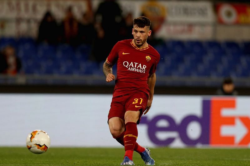 Perez playing European football for Roma