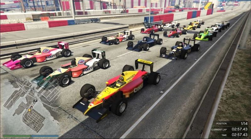GTA Online&#039;s open-wheel cars were a brand new class added to the game in 2020 (Image via u/gmornez, Reddit)