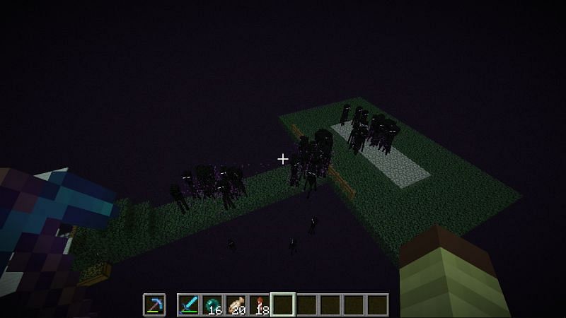 An endermen farm (Image via Reddit)