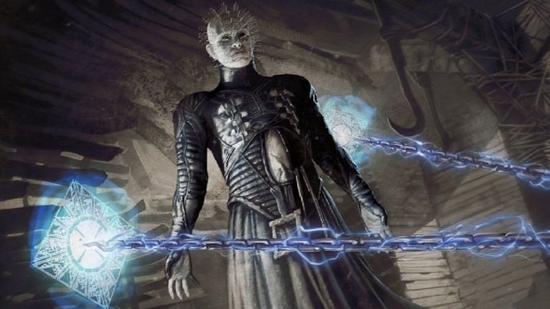 Pinhead as he appears in Official Promotional Art for the Hellraiser Chapter (Image via Behaviour Interactive)