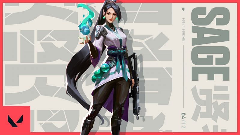 The Chinese Valorant Sentinel agent, Sage. (Image via Riot Games)