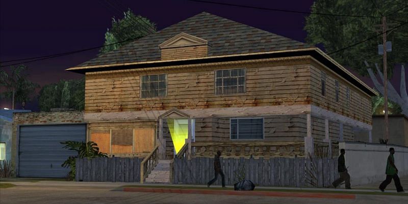 The Johnson safehouse is a part of Grove Street (Image via GTA Wiki)