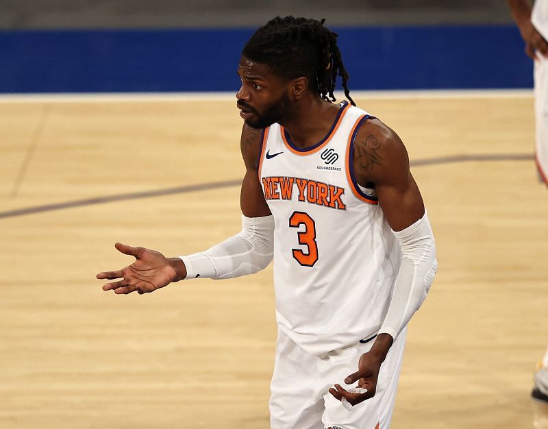 Nerlens Noel in action for the New York Knicks