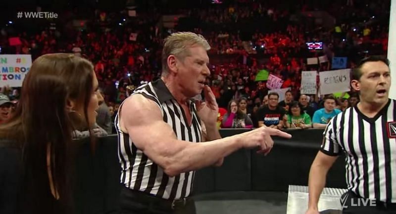 Vince McMahon has appeared sporadically as a special guest referee in WWE over the years