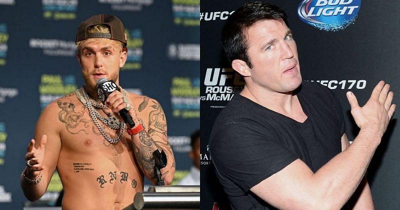 Jake Paul (left) &amp; Chael Sonnen (right)