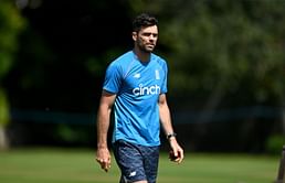 Watch: James Anderson bowls in training amid injury concerns