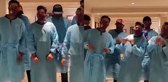 IPL 2021 [Watch] KKR players perform viral dance step as they head to UAE