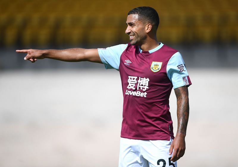 Aaron Lennon in action for Burnley