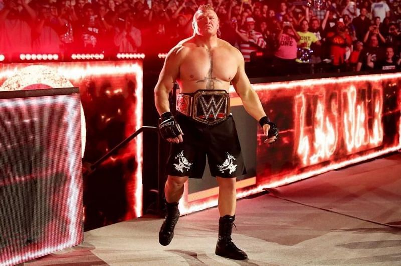Brock Lesnar at the 2020 Royal Rumble