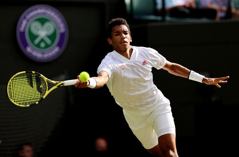 Auger-Aliassime reached his first Grand Slam quarterfinal at Wimbledon last month.