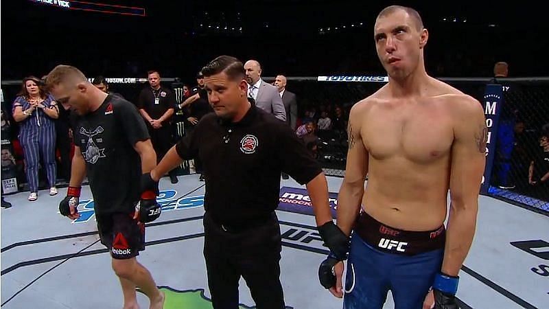 Justin Gaethje and James Vick