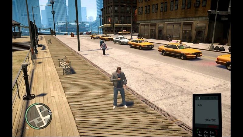 Cheat codes in GTA 4 were in the form of mobile numbers (Image via Chico Wolf, YouTube)