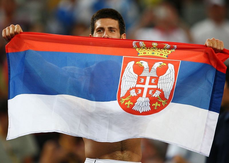 Novak Djokovic&#039;s only Olympic medal is a bronze, which came at the Beijing 2008 Games