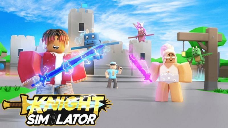 This is one of the featured images for Roblox Knight Simulator. (Image via Roblox Corporation)