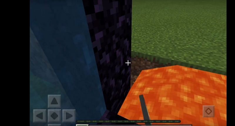 Minecraft streamers have discovered a great technique that allows players to build a portal in seconds (Image via Dream&rsquo;s Clone on YouTube)