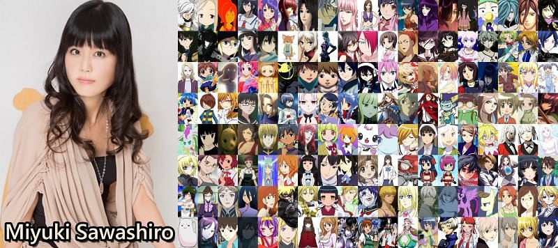 Some of the Japanese voice actresses&#039; work (Image via Seiyuu (Facebook))
