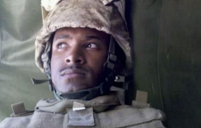 WWE Superstar Montez Ford during his time in the U.S. Army