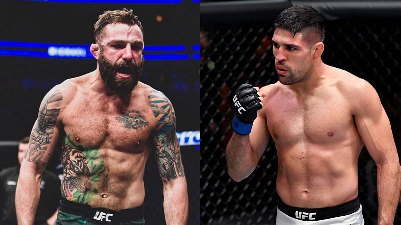 UFC 265: Michael Chiesa vs. Vicente Luque [Photo credit: @luquevicente & @mikemav22 on IG]