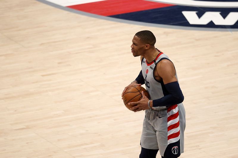 LA Lakers acquired Russell Westbrook via trade from the Washington Wizards.
