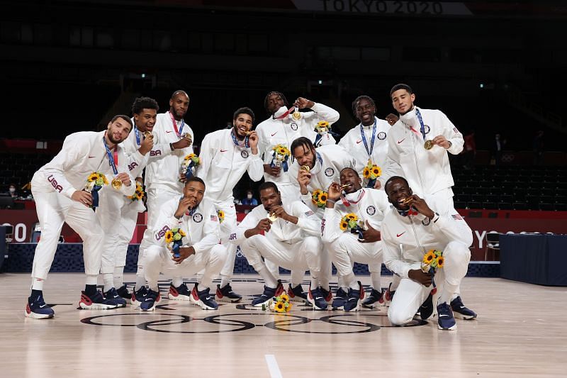 Men&#039;s Basketball Medal Ceremony: Day 15